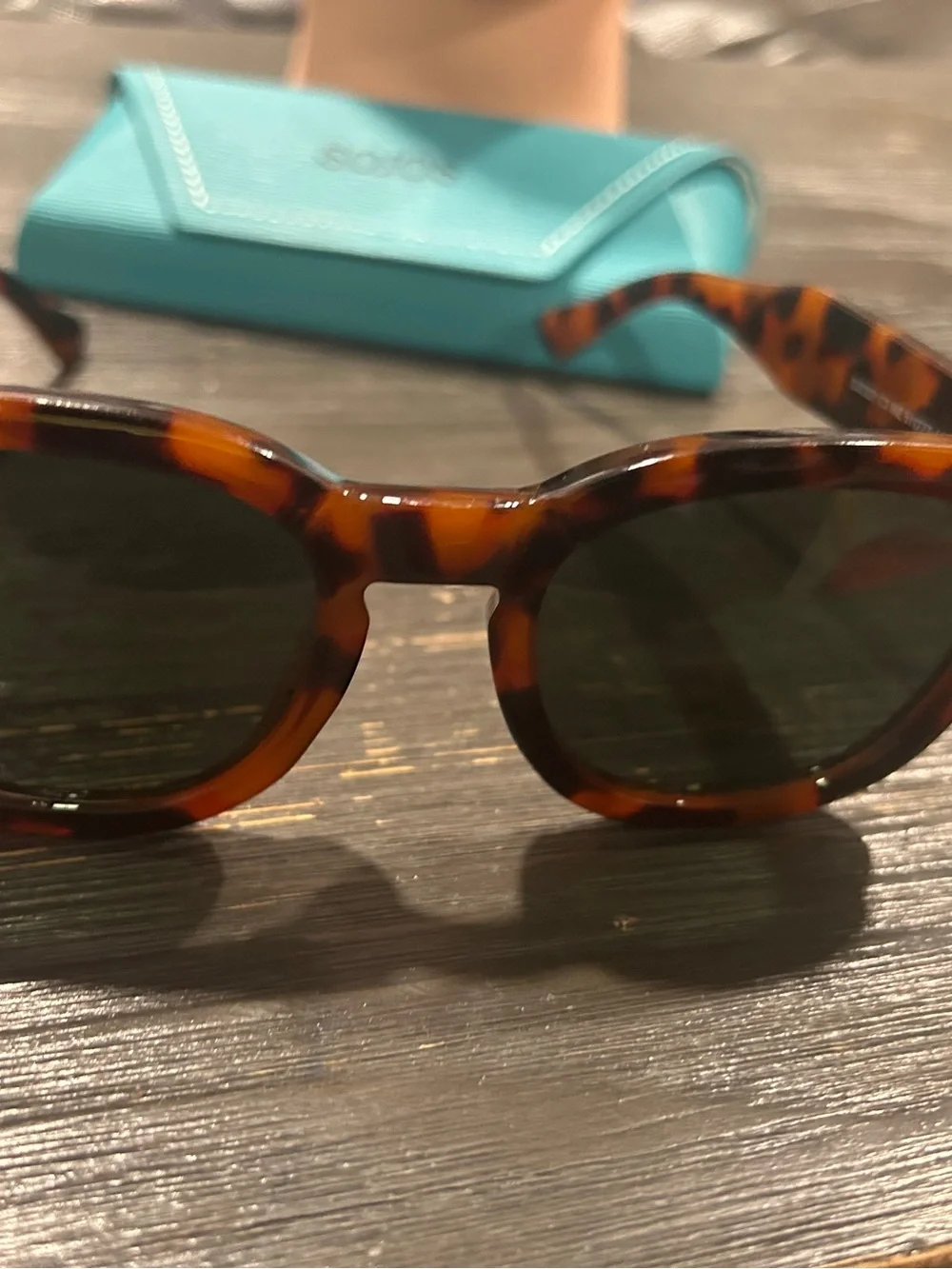 Sojos Women's Tortoiseshell Sunglasses with Brown Lenses